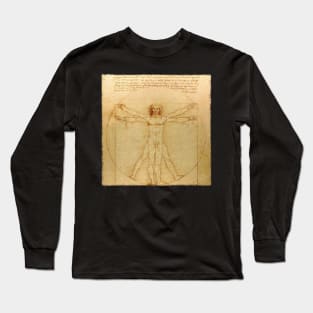 Vitruvian Man Long Sleeve T-Shirt